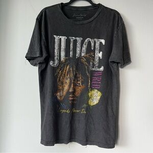 West Coast Choppers Juice WRLD Men’s Legends Never Die Acid Wash T-Shirt MEDIUM